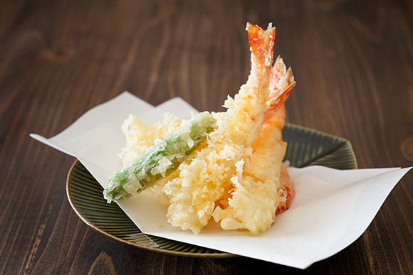 軽い口当たりの天ぷらは接待にぴったり